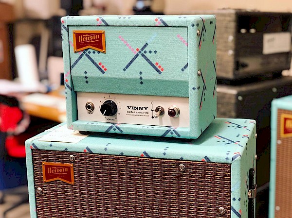 While the Monarch may be the cornerstone piece of Benson Amps, this custom one-watt Vinny for Thunder Road Guitars PDX is outfitted in our city's most famous carpet