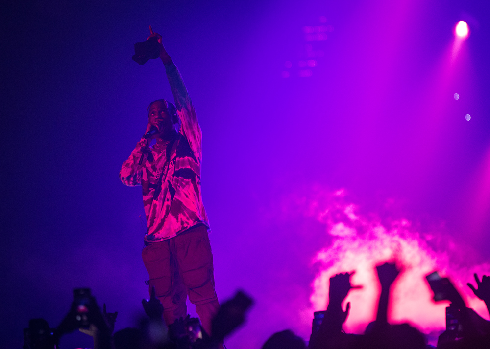 Travis Scott, Moda Center, photo by Jensen Ocampo