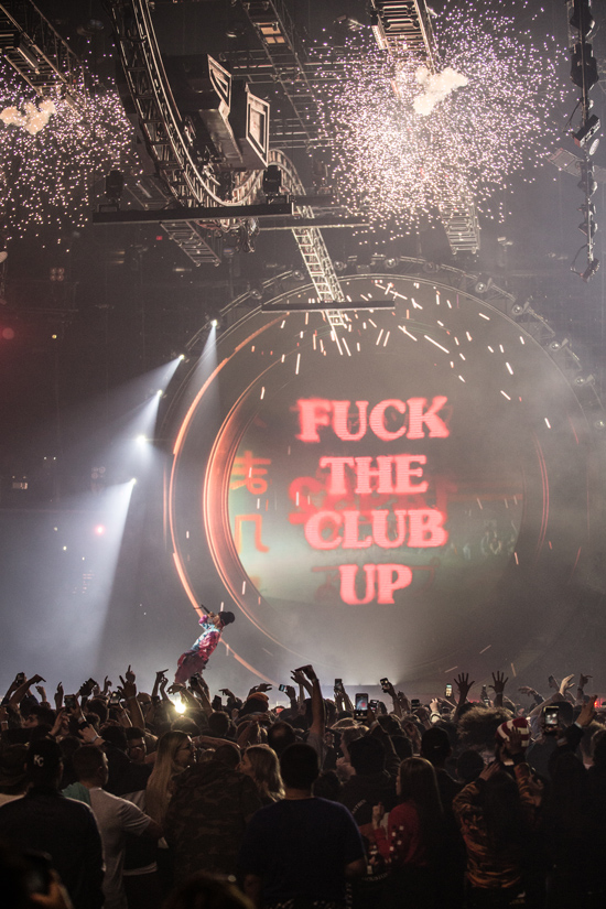 Travis Scott, Moda Center, photo by Jensen Ocampo