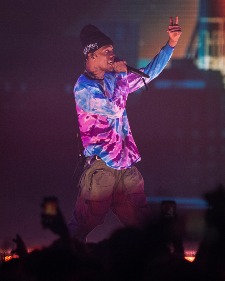 Travis Scott, Moda Center, photo by Jensen Ocampo