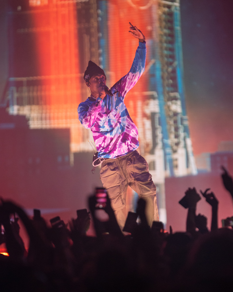 Travis Scott, Moda Center, photo by Jensen Ocampo
