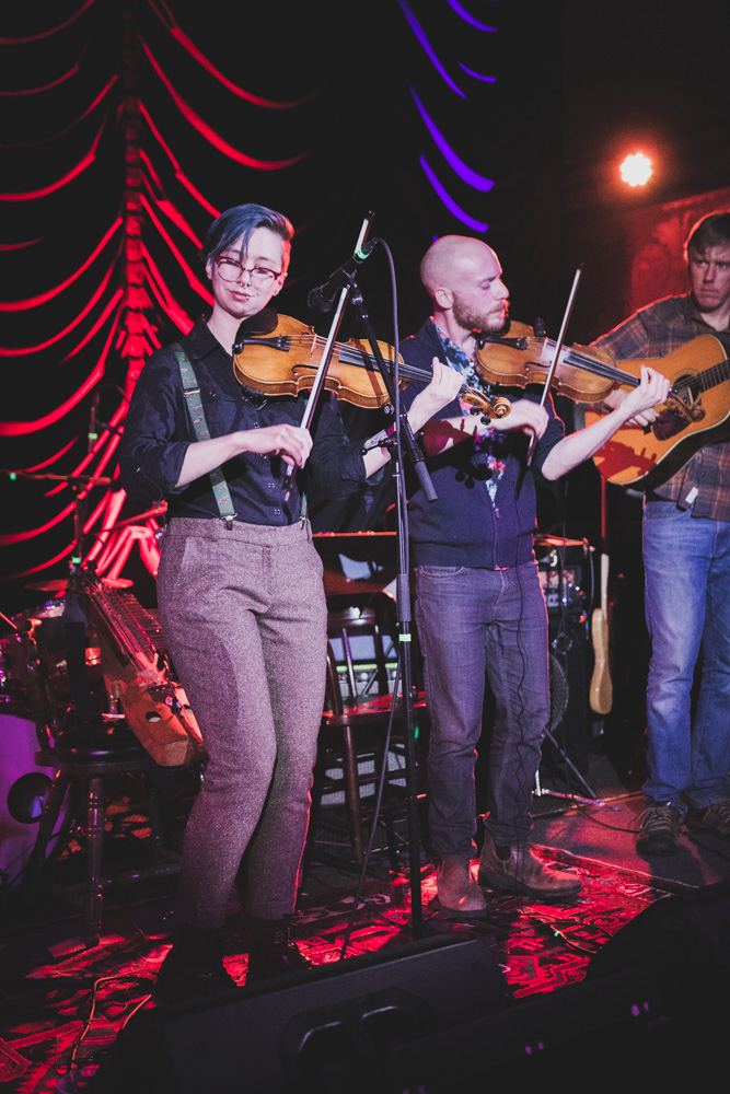 Photos of Scenes from Night One of Portland's Folk Festival featuring