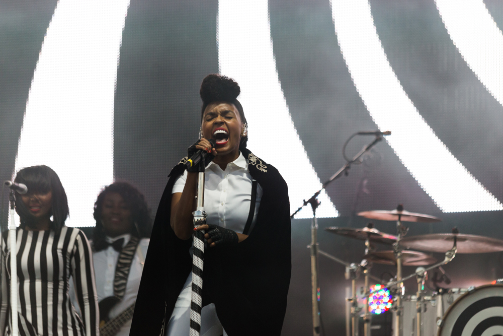 Janelle Monáe, Treasure Island Music Festival, photo by Matt Ellis