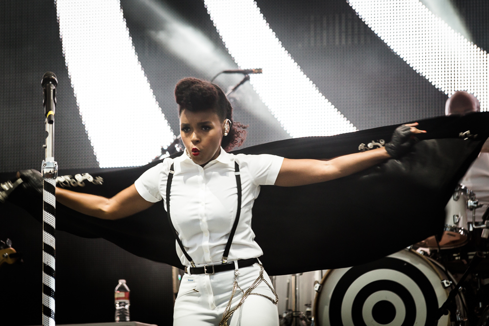 Janelle Monáe, Treasure Island Music Festival, photo by Matt Ellis