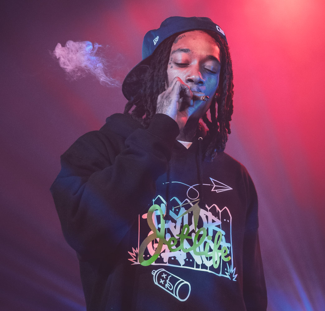 Wiz Khalifa, Roseland Theater, photo by Henry Ward