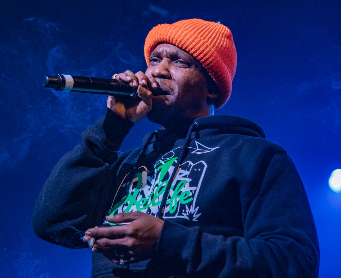 Curren$y, Roseland Theater, photo by Henry Ward
