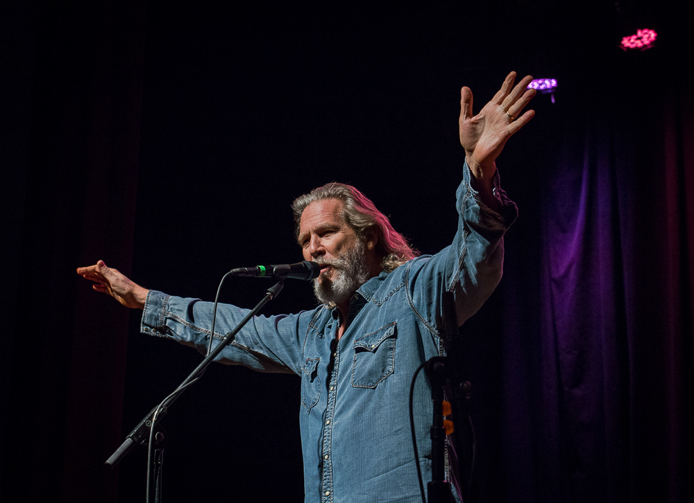 Jeff Bridges, Aladdin Theater, photo by Ronit Fahl