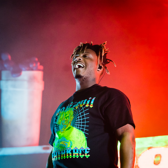 Juice WRLD, Veterans Memorial Coliseum, photo by Miguel Padilla
