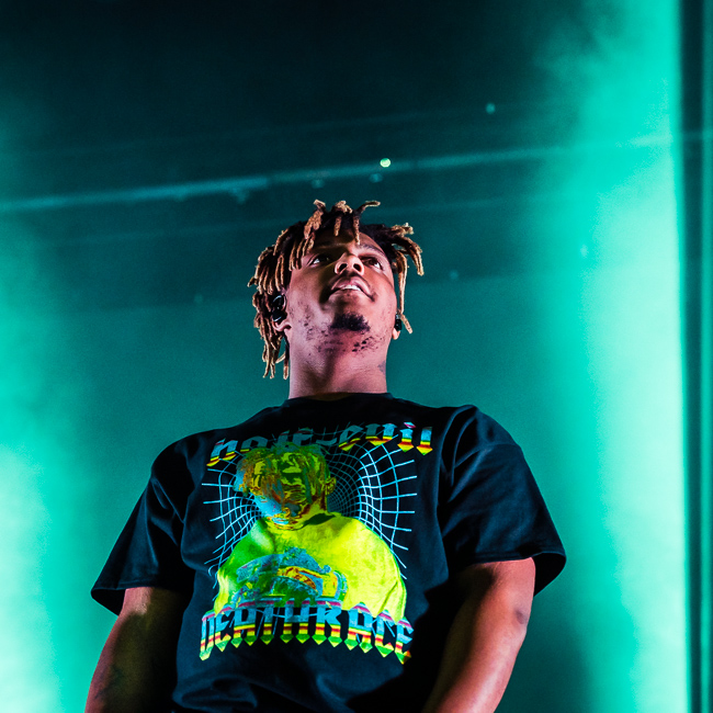 Juice WRLD, Veterans Memorial Coliseum, photo by Miguel Padilla