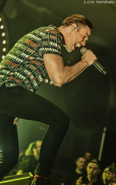 Dance Gavin Dance, Crystal Ballroom, photo by Kevin Pettigrew