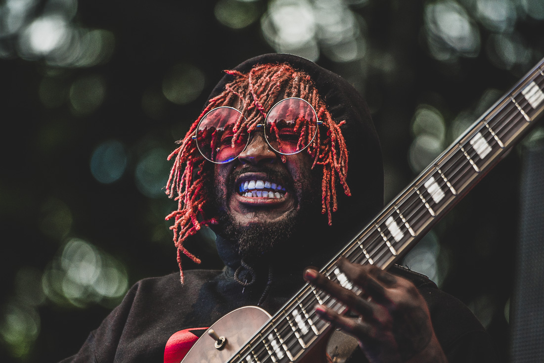 Thundercat, Edgefield Amphitheater, photo by Henry Ward