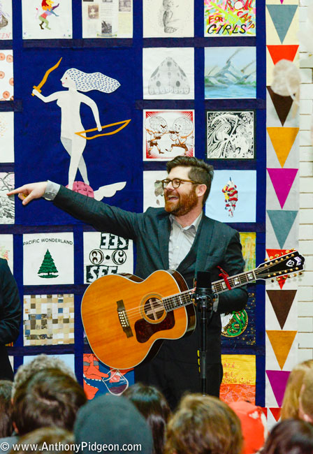 The Decemberists, Colin Meloy, photo by Anthony Pidgeon