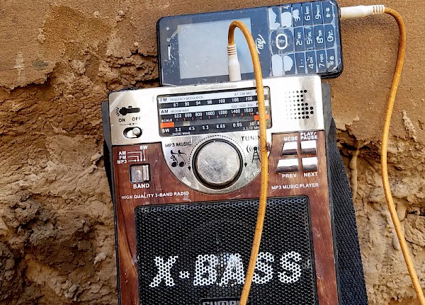 Literally 'Music from Saharan Cellphones,' which was also the title  of one of Sahel Sounds' first releases—"a compilation of music collected from memory cards of cellular phones in the Saharan desert"