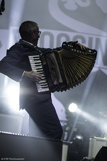 Flogging Molly, Veterans Memorial Coliseum, photo by Kevin Pettigrew
