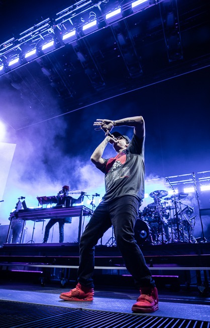 Logic, Moda Center, photo by Sal Barragan