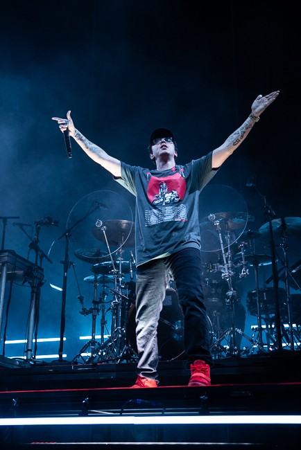 Logic, Moda Center, photo by Sal Barragan