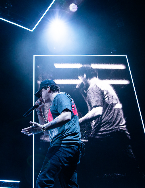 Logic, Moda Center, photo by Sal Barragan