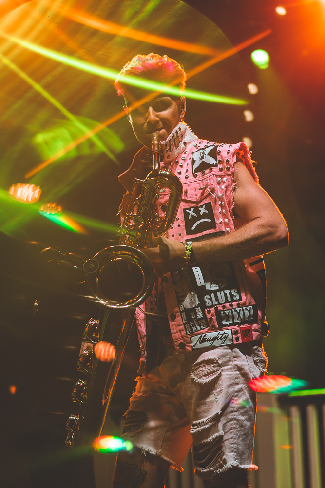 Too Many Zooz, Crystal Ballroom, photo by Andrew Wallner