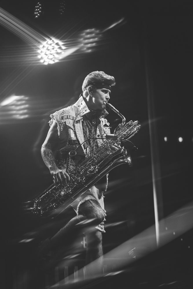 Too Many Zooz, Crystal Ballroom, photo by Andrew Wallner