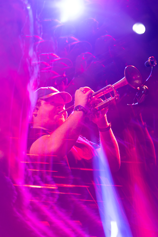 Too Many Zooz, Crystal Ballroom, photo by Andrew Wallner