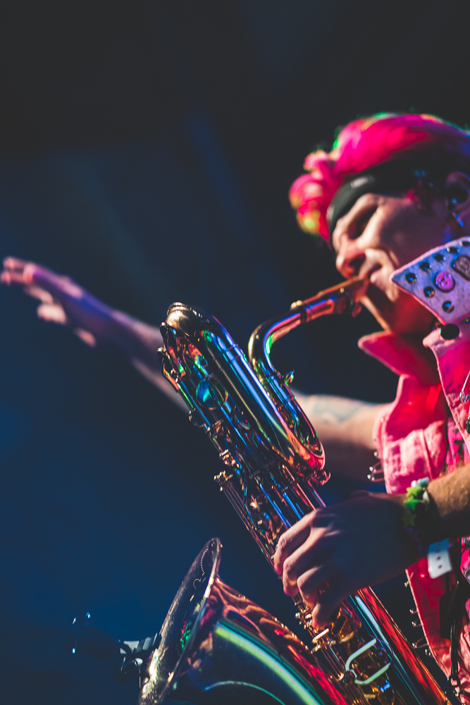 Too Many Zooz, Crystal Ballroom, photo by Andrew Wallner
