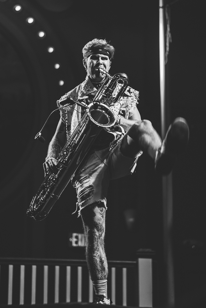Too Many Zooz, Crystal Ballroom, photo by Andrew Wallner