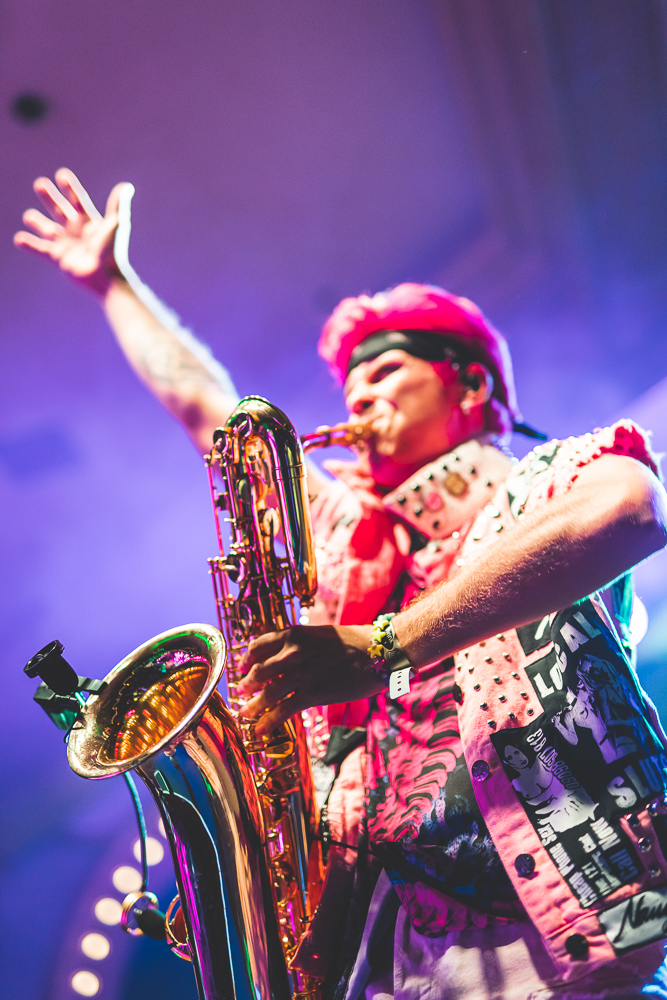 Too Many Zooz, Crystal Ballroom, photo by Andrew Wallner