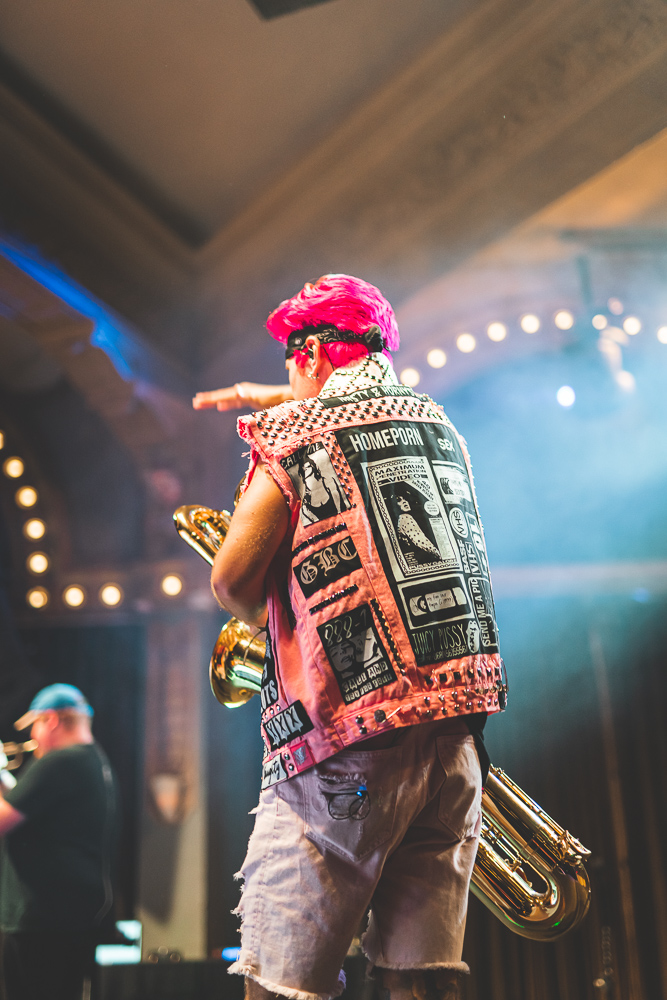 Too Many Zooz, Crystal Ballroom, photo by Andrew Wallner