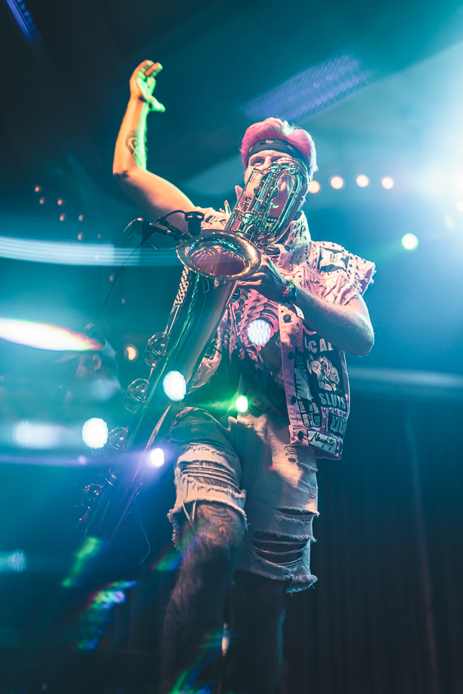 Too Many Zooz, Crystal Ballroom, photo by Andrew Wallner