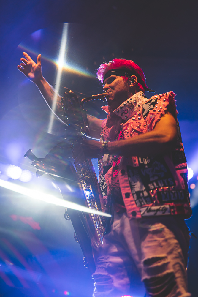 Too Many Zooz, Crystal Ballroom, photo by Andrew Wallner