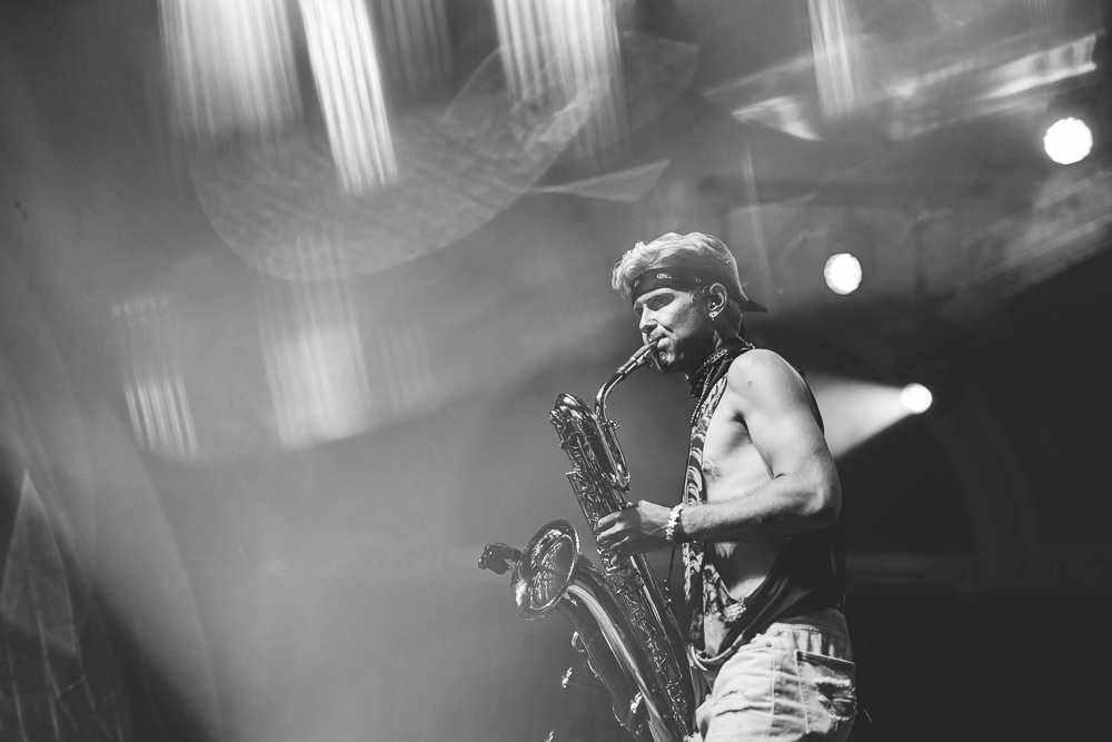 Too Many Zooz, Crystal Ballroom, photo by Andrew Wallner