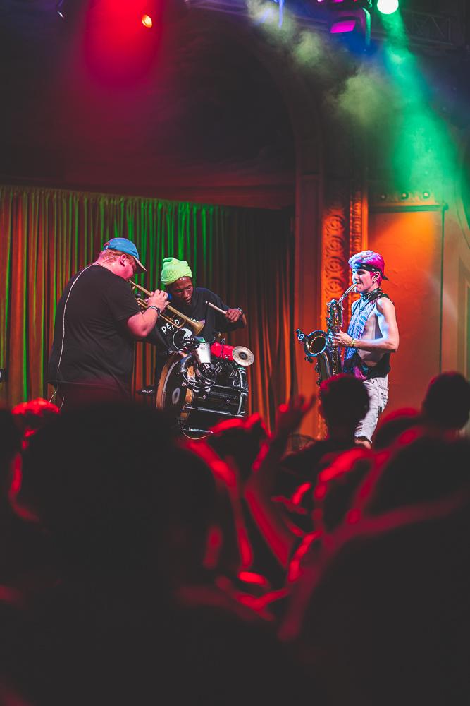 Too Many Zooz, Crystal Ballroom, photo by Andrew Wallner