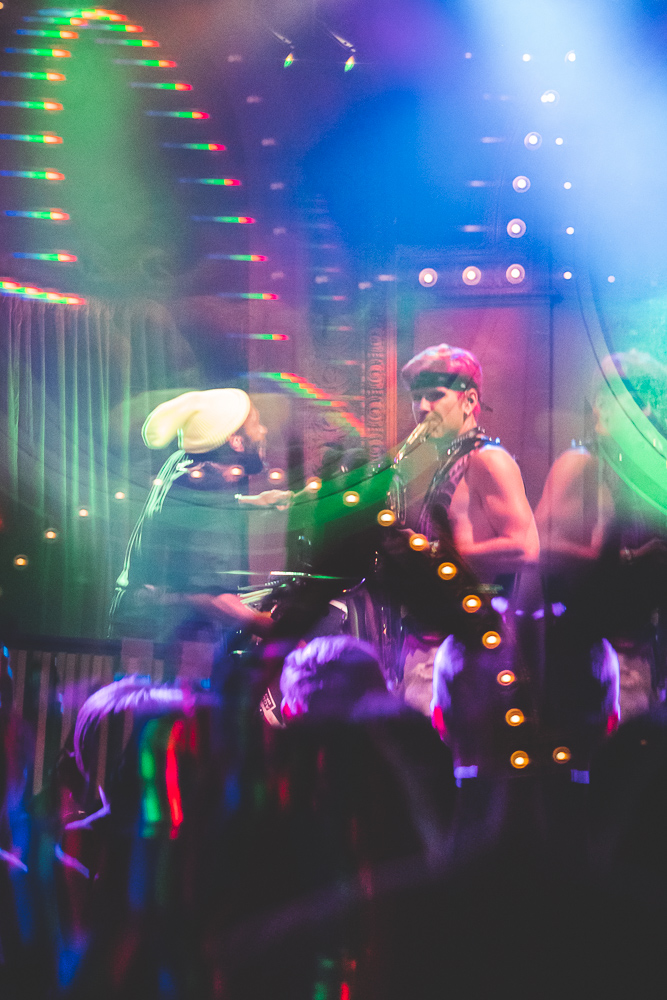 Too Many Zooz, Crystal Ballroom, photo by Andrew Wallner