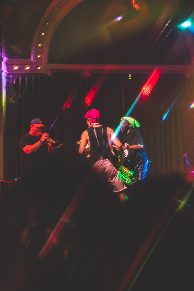 Too Many Zooz, Crystal Ballroom, photo by Andrew Wallner