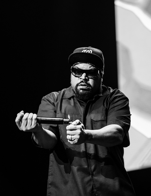 Ice Cube, Moda Center, photo by Sal Barragan