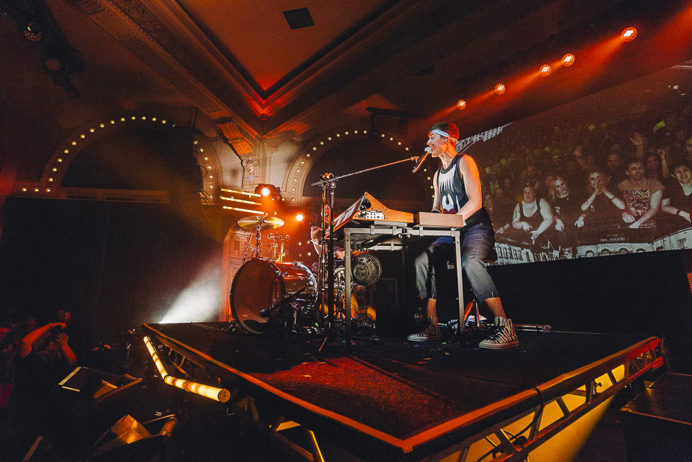 Matt and Kim, Crystal Ballroom, photo by Blake Sourisseau