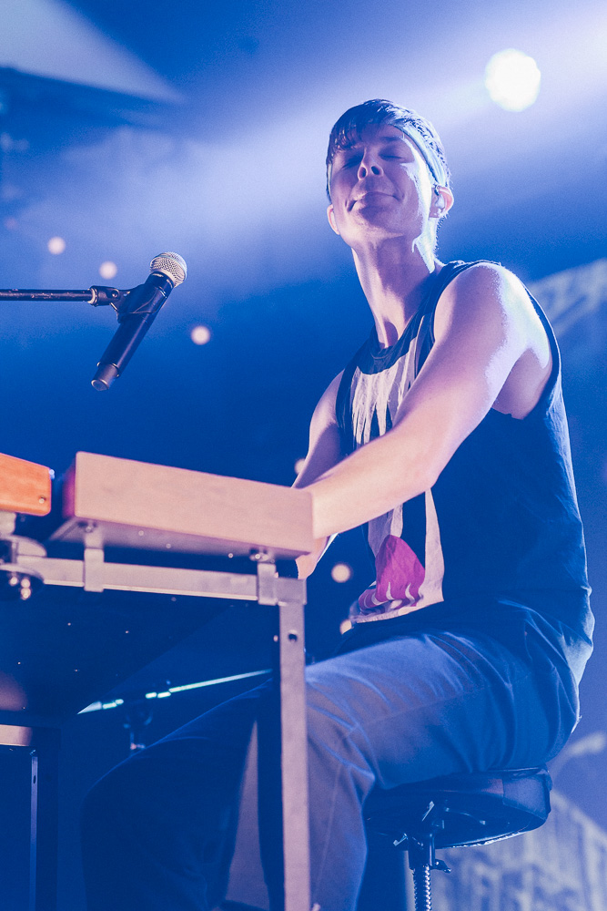 Matt and Kim, Crystal Ballroom, photo by Blake Sourisseau