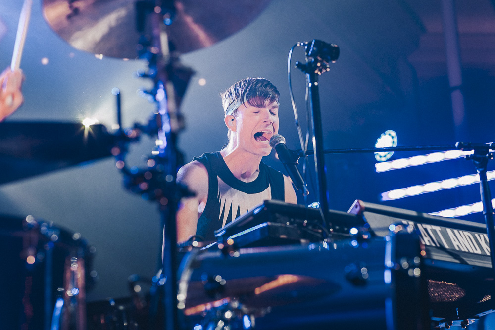 Matt and Kim, Crystal Ballroom, photo by Blake Sourisseau