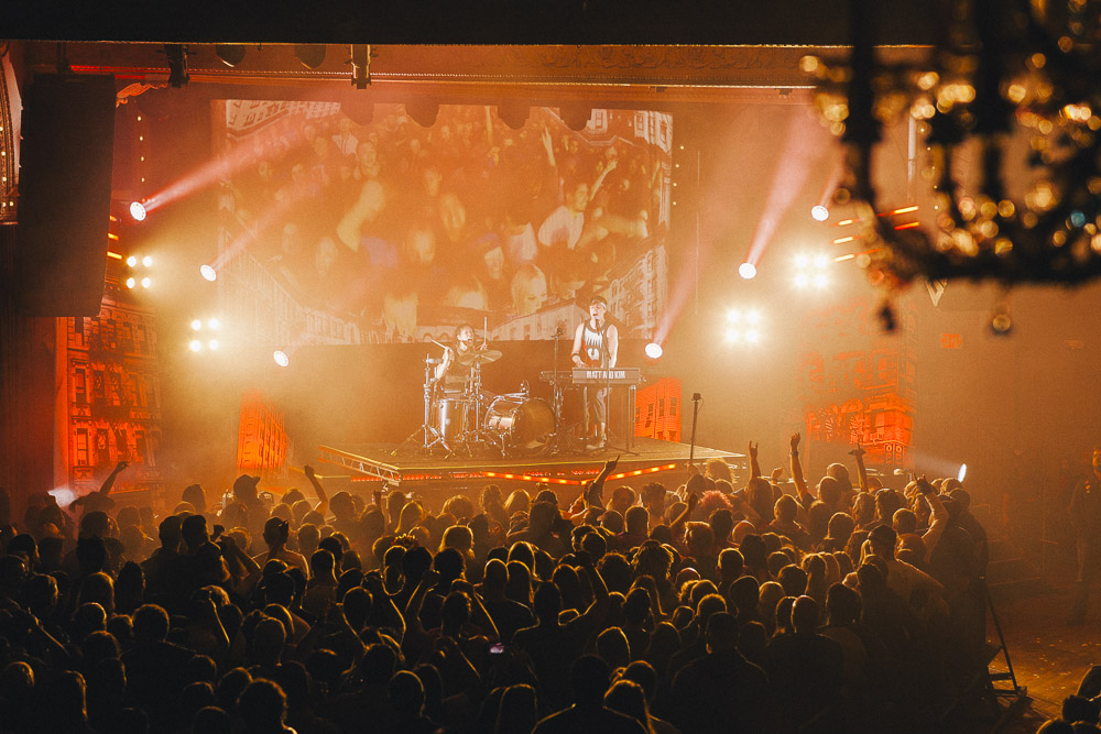 Matt and Kim, Crystal Ballroom, photo by Blake Sourisseau
