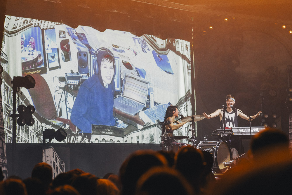 Matt and Kim, Crystal Ballroom, photo by Blake Sourisseau