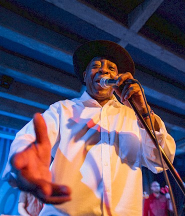 Ural Thomas at the Doug Fir—click to see more photos by Drew Bandy