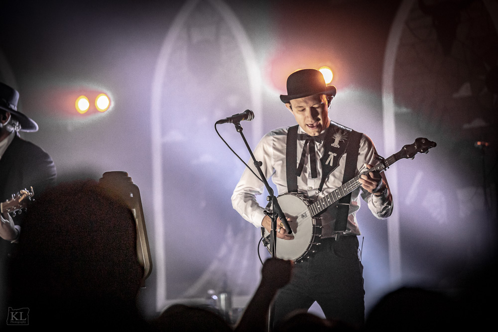 The Dead South, Roseland Theater, photo by Kris Luke