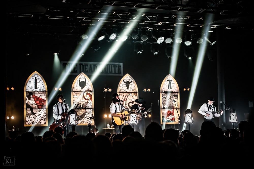 The Dead South, Roseland Theater, photo by Kris Luke