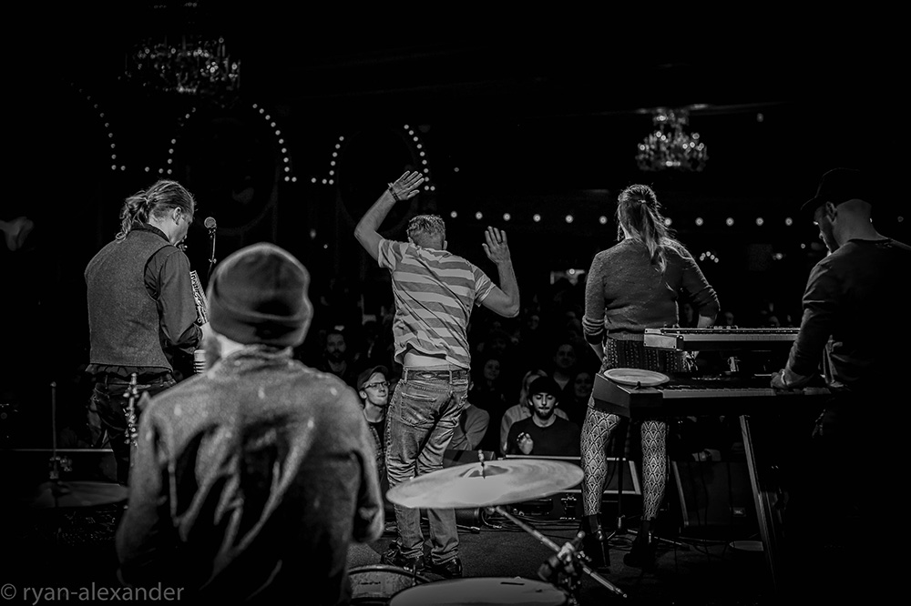 Ezra Bell, Crystal Ballroom, Portland's Folk Festival, photo by Ryan Alexander