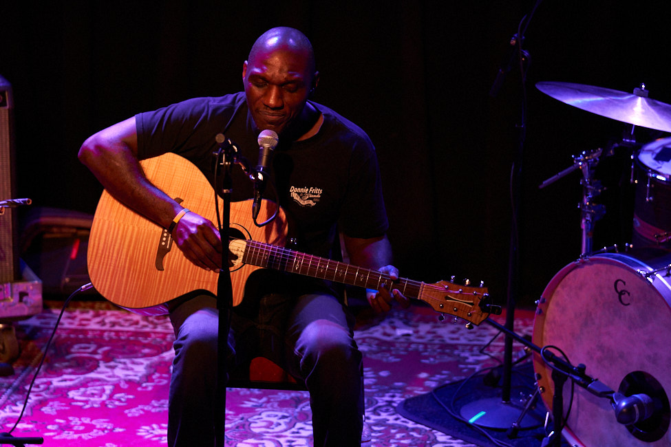 Cedric Burnside, Mississippi Studios, photo by Tyler Johnston