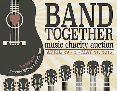 Click to bid on Band Together items in support of The Jeremy Wilson Foundation from now through May 21