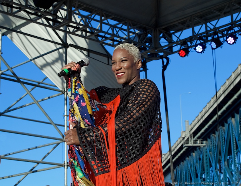 Liv Warfield, The Lot at Zidell Yards, photo by John Alcala