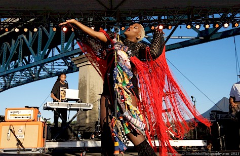 Liv Warfield, The Lot at Zidell Yards, photo by John Alcala