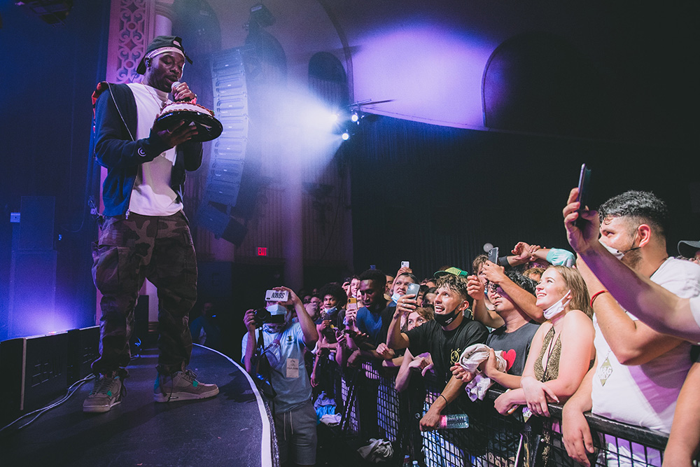 Isaiah Rashad, McDonald Theatre, photo by Henry Ward
