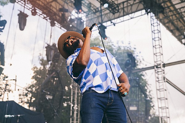 Durand Jones & The Indications live at Edgefield on Sept. 28, 2021—click to see more photos by Blake Sourisseau